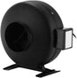 6" Inline Exhaust Fan Carbon Filter Kit Air Blower Scrubber Odor Control Wide by Unknown