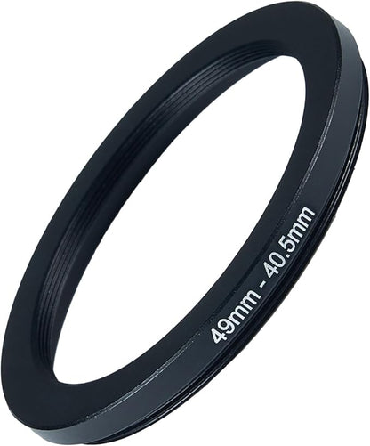 49mm to 40.5mm Step-up Adapter Rings Filter Adapter Black Metal Step Down by Unknown