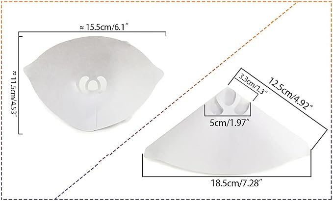 50Pieces 3D Printer Filter Resin Filter White Paper Cup 3D Printer Thicker - Image 5