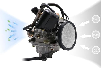 Carburetor Carb Velocity Stack 44mm Air Cleaner Filter Modified Trumpet - Image 3