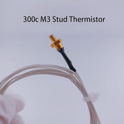 Ender 3 M3 Thermistor 300°C 1m/39.4Inch, 3D Printer M3 Stud Thermistor - Image 7