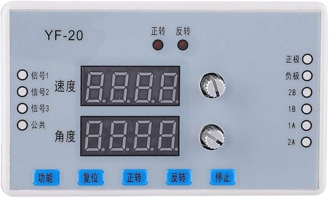 Digital Display Stepper Motor Speed Controller Governor Driver Control Module High Precision Adjustable Speed Real Time Display for DIY Robotics Projects 7 30V DC Power Supply
