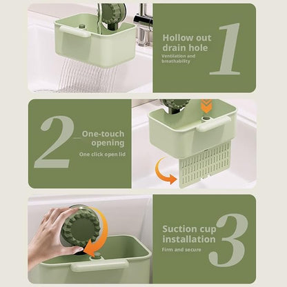 2Pcs Kitchen Sink Strainer Drainer Basket - Image 9
