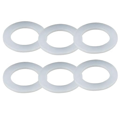 6PCS Bathroom Sink Filter Sealing Ring, Bathroom Drain Pipe Flat Silicone Gasket by Unknown