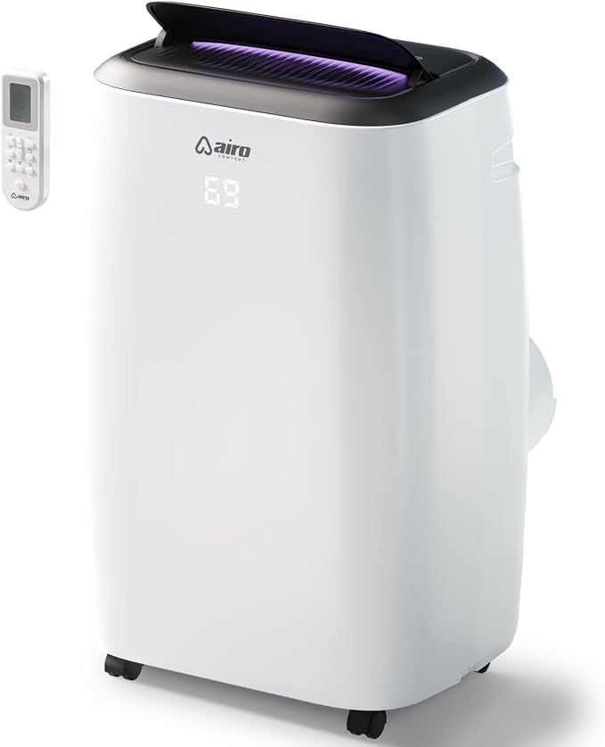Portable Air Conditioners 8, 000 BTU AIRO COMFORT, AC Unit Floor Standing by airocomfort