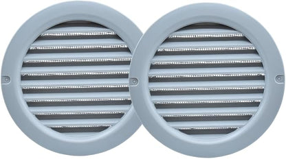 VENTS-US - 6" Round Plastic Vent Cover in Light Grey - Compatible with a 6 Inch - Image 6