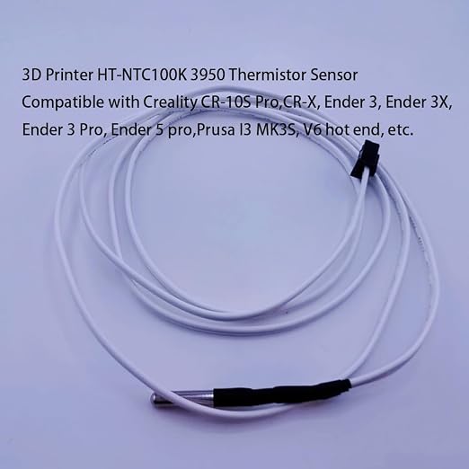 3Pcs 3D Printer HT-NTC100K Thermistor, Ender 3 Thermistor Upgrade NTC 100K 3950 - Image 5