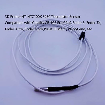 3Pcs 3D Printer HT-NTC100K Thermistor, Ender 3 Thermistor Upgrade NTC 100K 3950 - Image 5