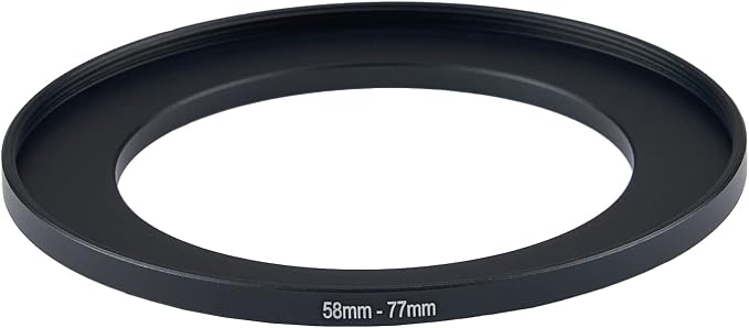 58mm Lens to 77mm Camera Lens Adapter 58mm to 77mm Step Up Ring Adapter Ring - Image 2