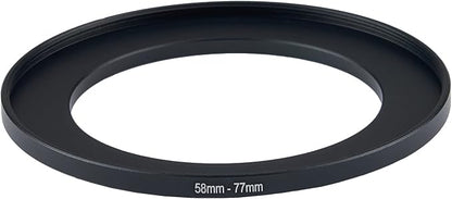 58mm Lens to 77mm Camera Lens Adapter 58mm to 77mm Step Up Ring Adapter Ring - Image 2