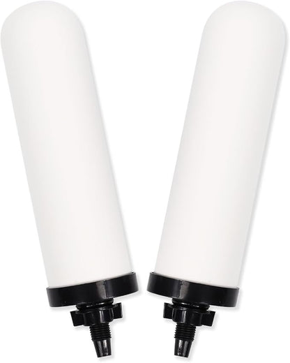 2 Pack 7'' ceramic water filter Candle, 7 inch water filter replacement filters by YKMGON