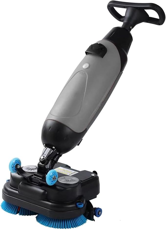 Rechargeable Floor Cleaner and Wet Dry Floor Machine, Dual-Brush Heads by Unknown