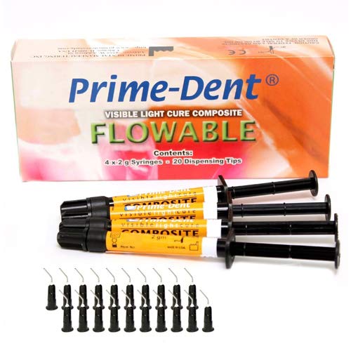 Prime Dental 004-010A2 VLC Visible Light Cure Flowable Composite A2 4/Pk 2 Gm by Unknown