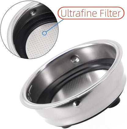 2-Pack Pressurized Coffee Filter Basket 51mm Portafilter Basket - Image 7