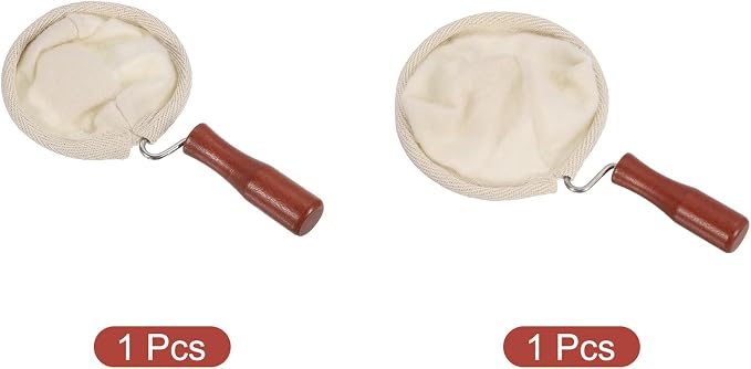 uxcell 2 Pcs Cloth Coffee Filter Bags, Coffee Sock Filter, Reusable Coffee - Image 3