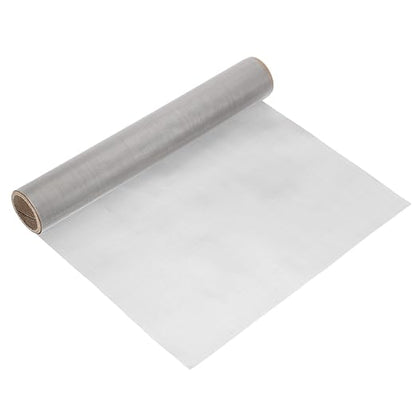 uxcell 350 Mesh 39" x 12" Woven Wire Mesh, 304 Stainless Steel Air Vent Filter by uxcell