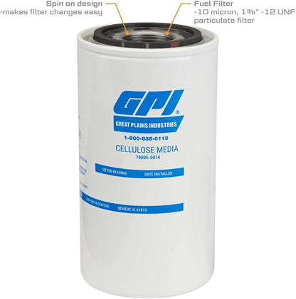 GPI P-25-10-1 3/8 Quick-Fit Particulate Replacement Filter - Image 2