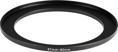67-82mm Metal Step-Up/Down Ring Adapter Compatible - Image 2