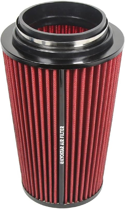 Universal 3/3.5/4" High-Flow Air Filter, Reusable Cone Cold Air Intake - Image 5