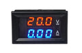 Taidacent Modbus RTU Power Monitor Energy Meter DC Voltage Current Meter Ammeter RS485 TTL Isolated 100V 5A 10A 50A 100A Dual LCD Display (100V10A_Modbus Protocol_485 Isolation)