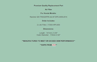 Replacement Air Filter Element Cleaner - Image 7