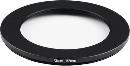 72mm Lens to 52mm Camera Lens Adapter 72mm to 52mm Step Down Ring Adapter Ring - Image 2