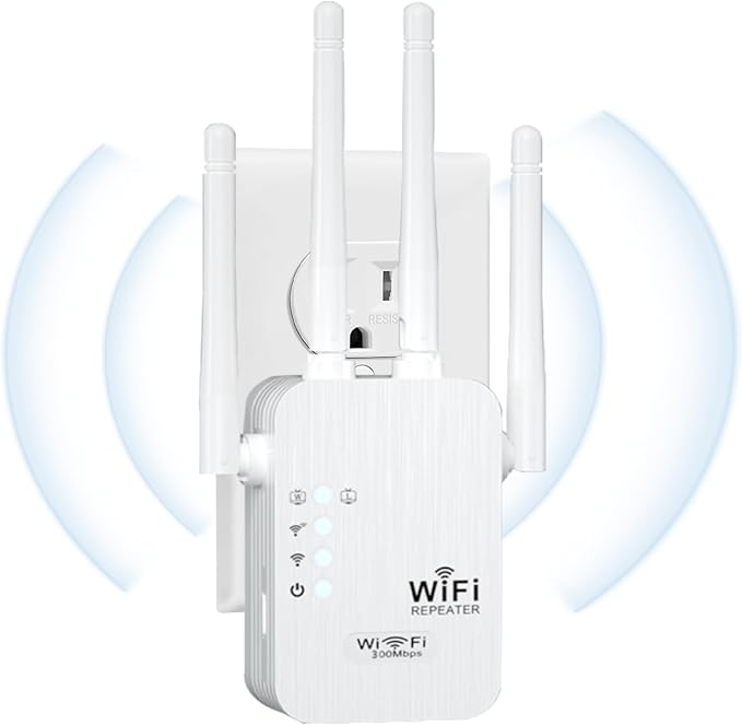 2025 WiFi Extenders Signal Booster for Home Long Range Up to 9800 sq. ft & 40 Devices, WiFi Extender Signal Booster, Internet Booster, Long Range WiFi Extender,Quick Setup-Medium