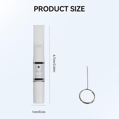 Cigarette Filters Pure White Set 10pcs Cigarette Holder Reusable Clean Tar - Image 2