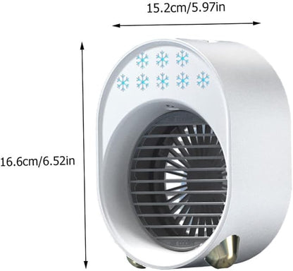 Cabilock 1pc Usb Desktop Air Cooler Conditioner Fan Multi-filtering Compact - Image 2