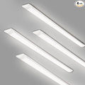 colmeguna 4 Packs 4FT LED Batten Light, Ultra-Thin Ceiling Surface Mounted Light, 40W, 4000K, IP20, LED Ceiling Lamp for Garage, Shop, Hallway, Office, Market, ver2
