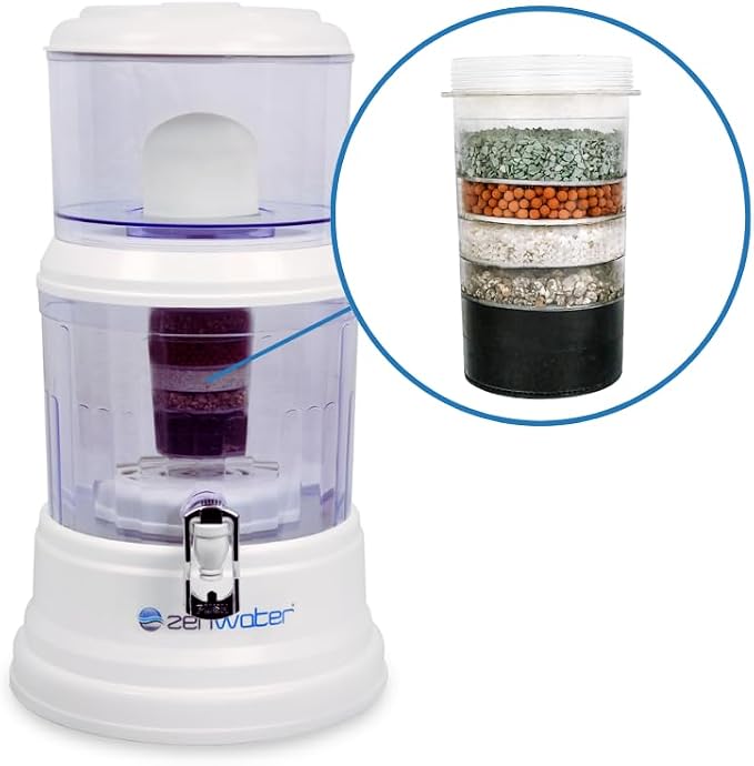 ZENWATER 6-Gallon Countertop Gravity Water Filter System - Image 7