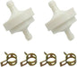 Strongthium Lawn Mower 1/4 Inch ID Inline Gas Fuel Filter Replacement by Strongthium