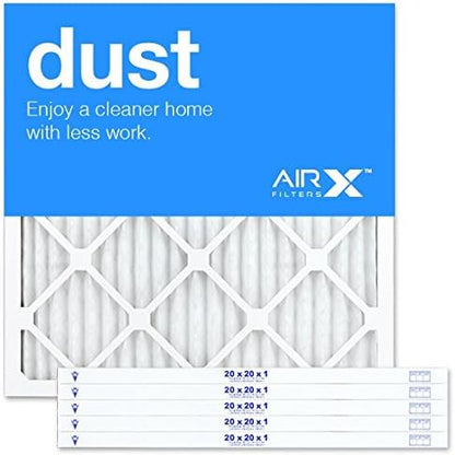 AIRx DUST 20x20x1 MERV 8 Pleated Air Filter by AIRXFILTERSWICKEDCLEANAIR
