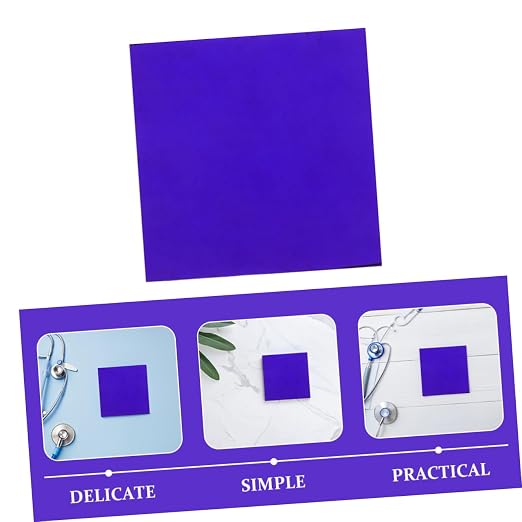 Zerodeko Cobalt Glass Sheet Experiment Device Chemistry Filter Glass Plate - Image 3