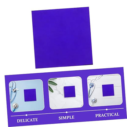 Zerodeko Cobalt Glass Sheet Experiment Device Chemistry Filter Glass Plate - Image 3