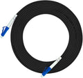 Jeirdus 50M LC to LC Outdoor Armored Simplex 9/125 SM Fiber Optic Cable Jumper Optical Patch Cord Singlemode 50Meters 160ft LC-LC
