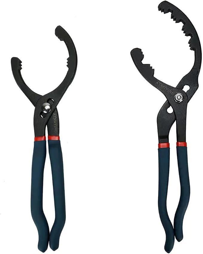 Oil Filter Wrench Set, Oil Filter Removal Tool, No Slipping by ATNHYING