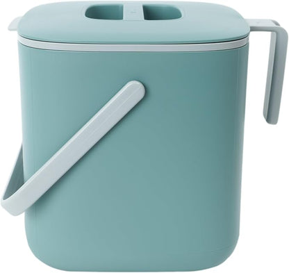 Blue Ginkgo Kitchen Compost Bin – Filter-Free, Odor-Tight Countertop Food Waste by BLUEGINKGO