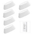 6PCS Dimmer Switch Knob Set | Compatible with Lutron Skylark SCL-153P S-600 S-600P S-660PNL S-603P S-603PNL S-603PG S-1000 | Replacement Universal Knob for Wall Switches & Ceiling Light Dimmers