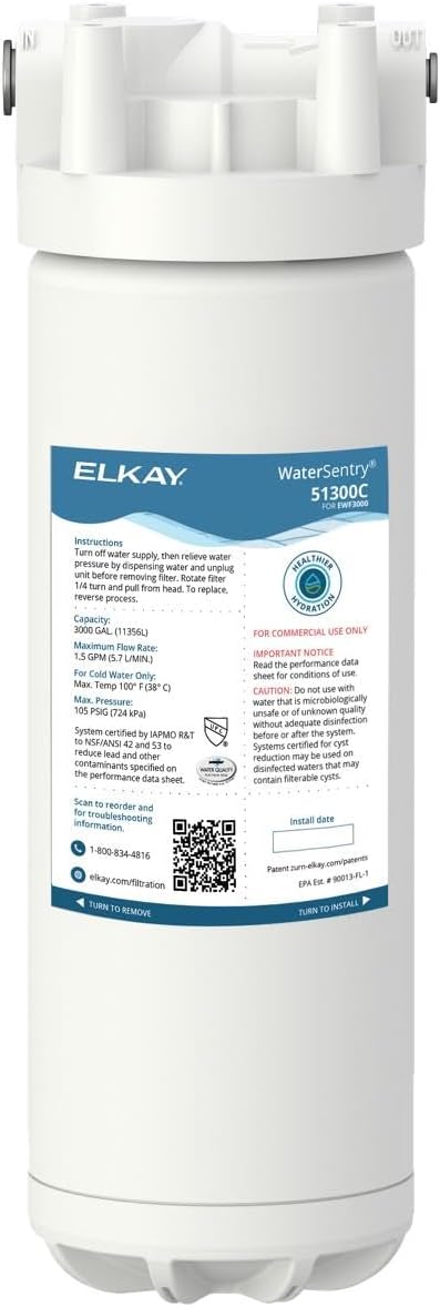 Elkay EWF3000 WaterSentry Plus Filter System Kit by ELKAY