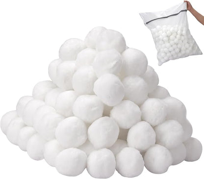 3.08 lbs Pool Filter Balls for Sand Filter Pump, Dry Filter Sand Balls by Catbgz