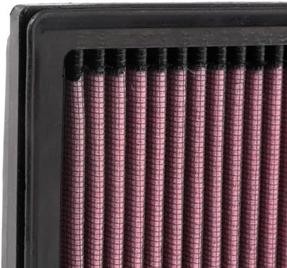 K&N Engine Air Filter: Reusable, Clean Every 75, 000 Miles, Replacement Car Air - Image 3