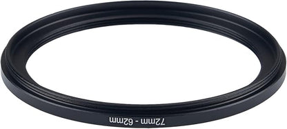 72mm Lens to 62mm Camera Lens Adapter 72mm to 62mm Step Down Ring Adapter Ring - Image 2