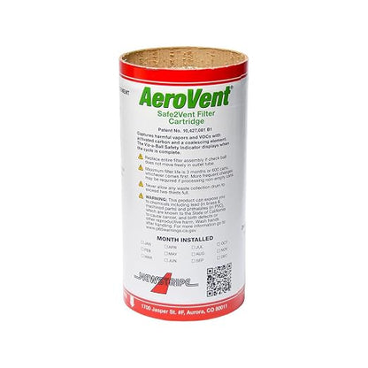AeroVent Safe2Vent Replacement Filter Cartridge | | Carbon Filter - Image 4