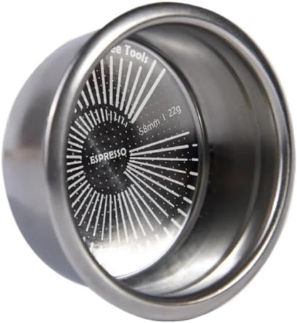 Precision High Extraction 20g Coffee Filter Basket 304 Stainless Steel 58mm by MUSM