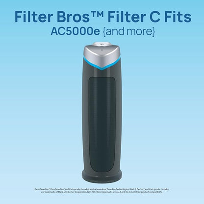Filter Bros HEPA Filter C Replacement Fits GermGuardian FLT5000 AC5250PT AC5350B - Image 4