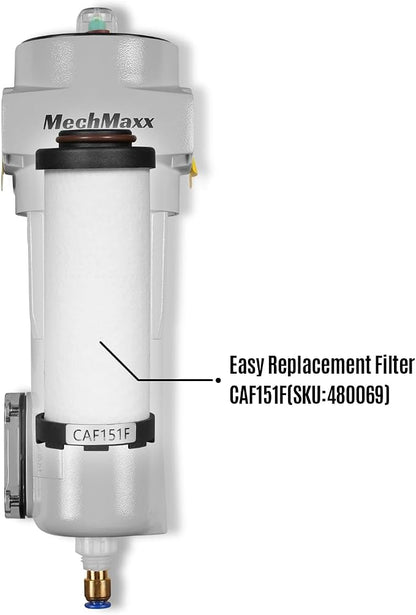 63 CFM Compressed Air Oil-Water Separator Precision Filter, Oil Content 0.01ppm - Image 3