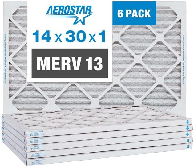 Aerostar 14x30x1 MERV 13-6 Count by AirFiltersDelivered
