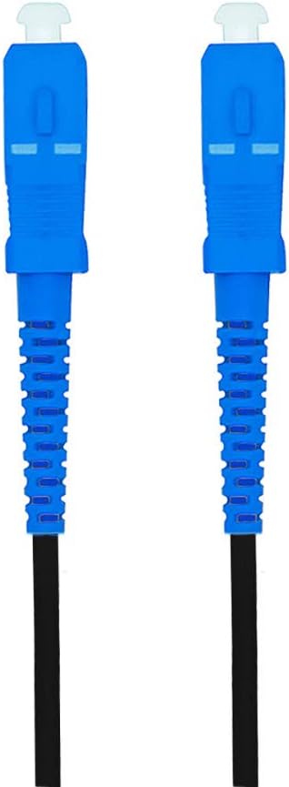 Jeirdus 100ft 100feet 30m SC to SC Outdoor Armored Simplex 9/125 SM Fiber Optic Cable Jumper Optical Patch Cord Singlemode 30Meters 100ft SC-SC