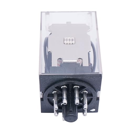 TWTADE/JTX-2C, MK2P-I DPDT Power Relay with Plug-in Terminal Socket Base, AC 12V Coil, 8 Pin 2NO 2NC